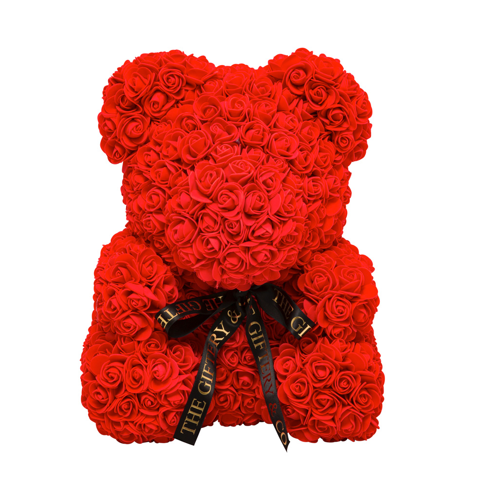 40cm red rose teddy bear